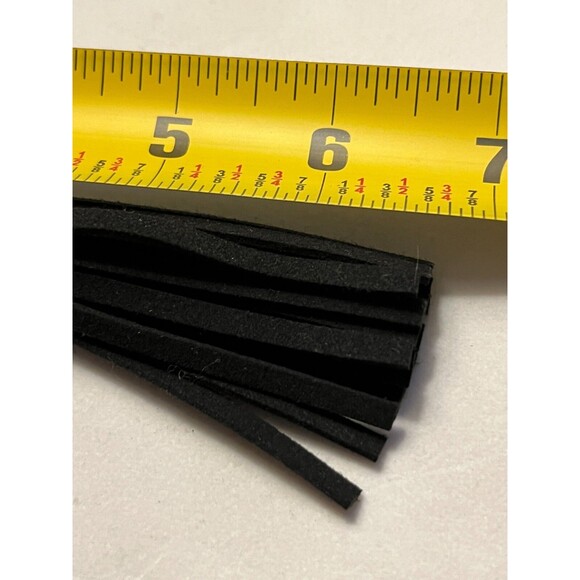 Keychain Black Tassel Always Love You Gold Tone Charm - Picture 8 of 8